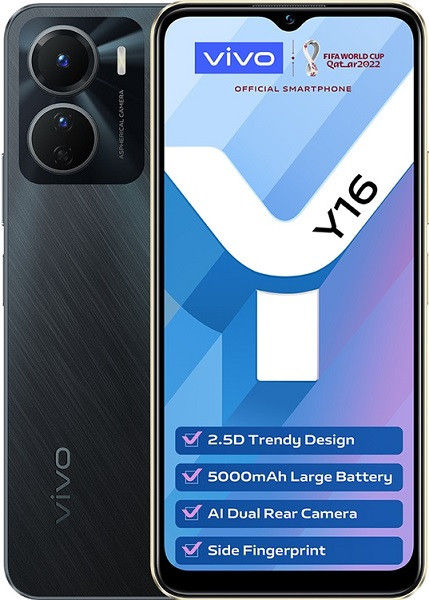 Vivo Y22s Dual Sim 128GB Starlit Blue (6GB RAM) - Global Version