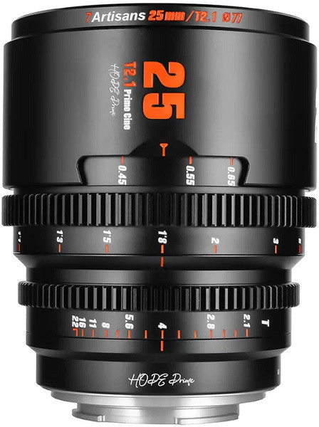 7Artisans 35mm T/2.1 Prime Cine Lens Black (Fuji X Mount)