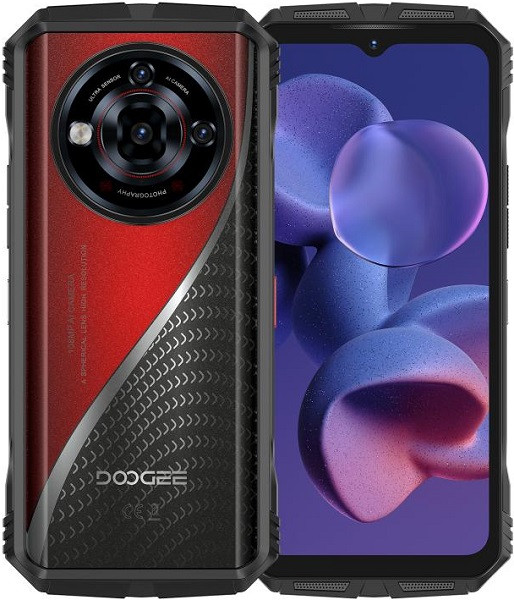 DOOGEE S118 Pro 5G Rugged Phone Dual Sim 512GB Black Red (8GB RAM)