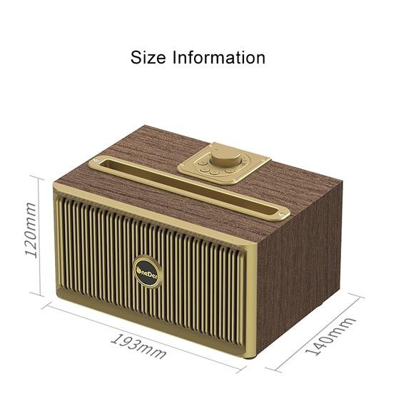 Oneder V6 Portable Wireless Bluetooth Speaker Gold