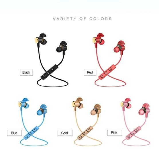 KIN-88 In-Ear Wire Control Sport Wireless Bluetooth Earphones (Gold)